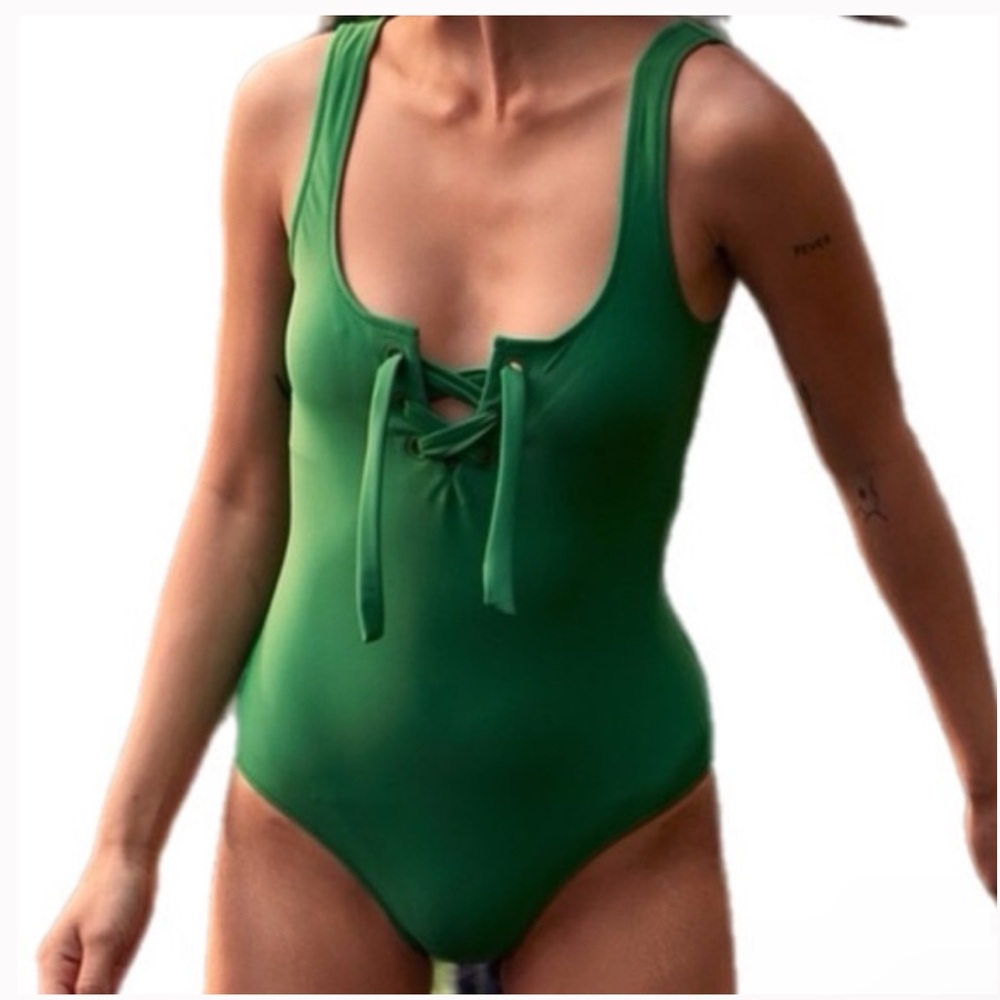 Aerie Tie Front One Piece Swimsuit - new with tags